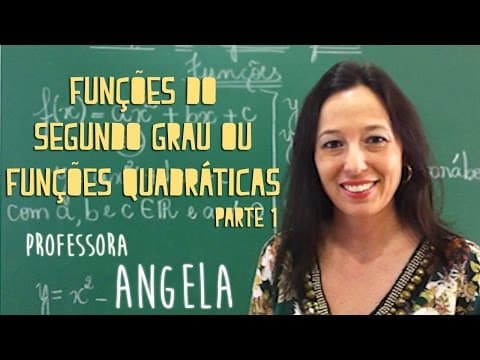 Thumbnail da aula: Funções do Segundo Grau (Parte 1) - Vivendo a Matemática com a Professora Angela