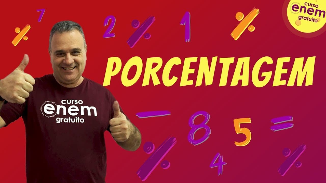 Thumbnail: COMO CALCULAR PORCENTAGEM | Resumo de Matemática para o Enem