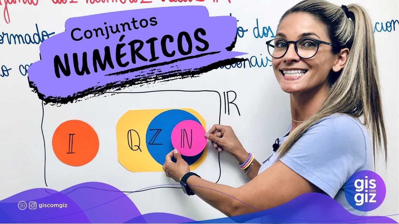 Thumbnail: CONJUNTOS NUMÉRICOS \Prof. Gis/ #01