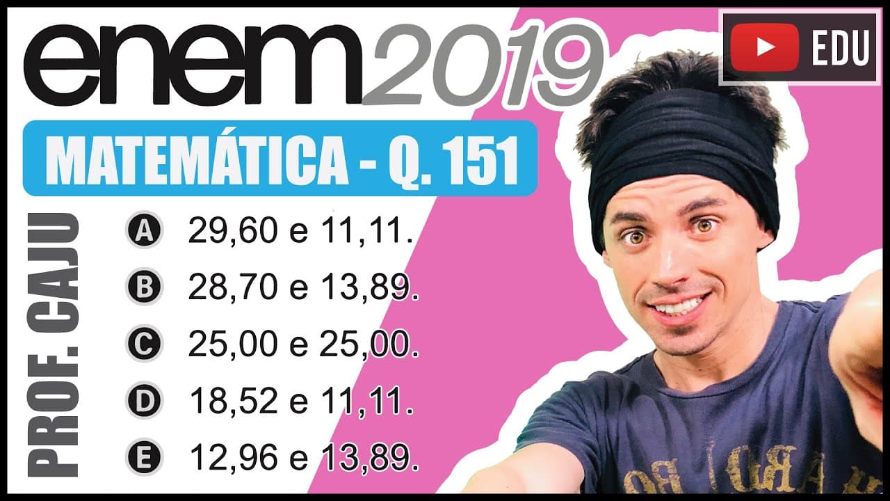 Thumbnail: [ENEM 2019] 151 📘 PORCENTAGEM Três sócios resolveram fundar uma fábrica. O investimento inicial