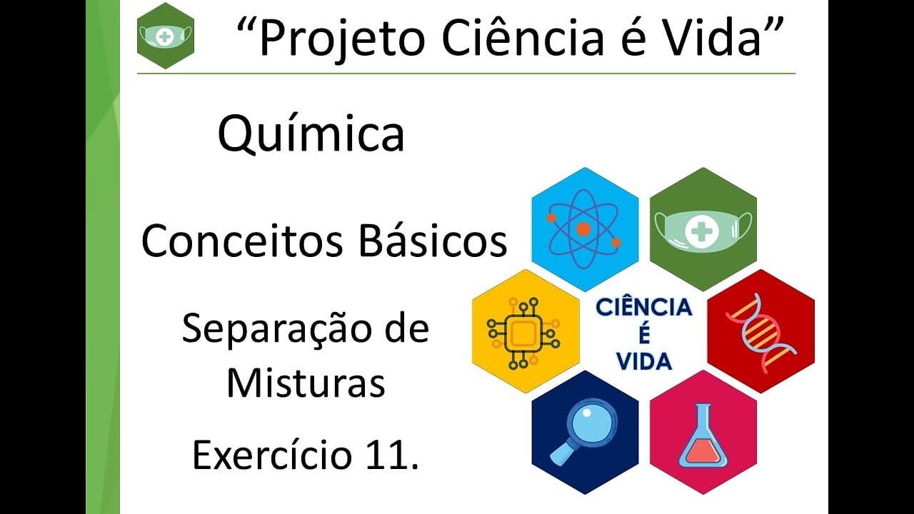 Thumbnail: Exercício 11 (Unesp-SP) - Separação de Misturas - Conceitos Básicos - Química