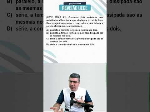 Thumbnail da aula: Curso intensivo de revisão para Uece primeira fase