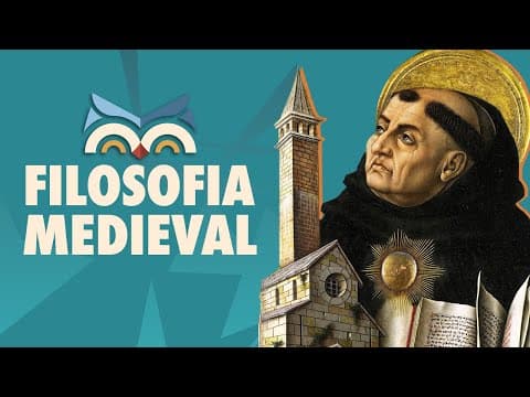Thumbnail da aula: FILOSOFIA MEDIEVAL: origem, conceito e principais filósofos - Toda Matéria
