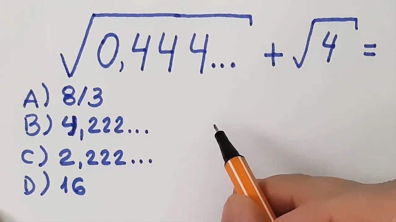 Thumbnail: 🔥 HELP MATEMÁTICA BÁSICA - Raiz com Dízima Periódica - #90