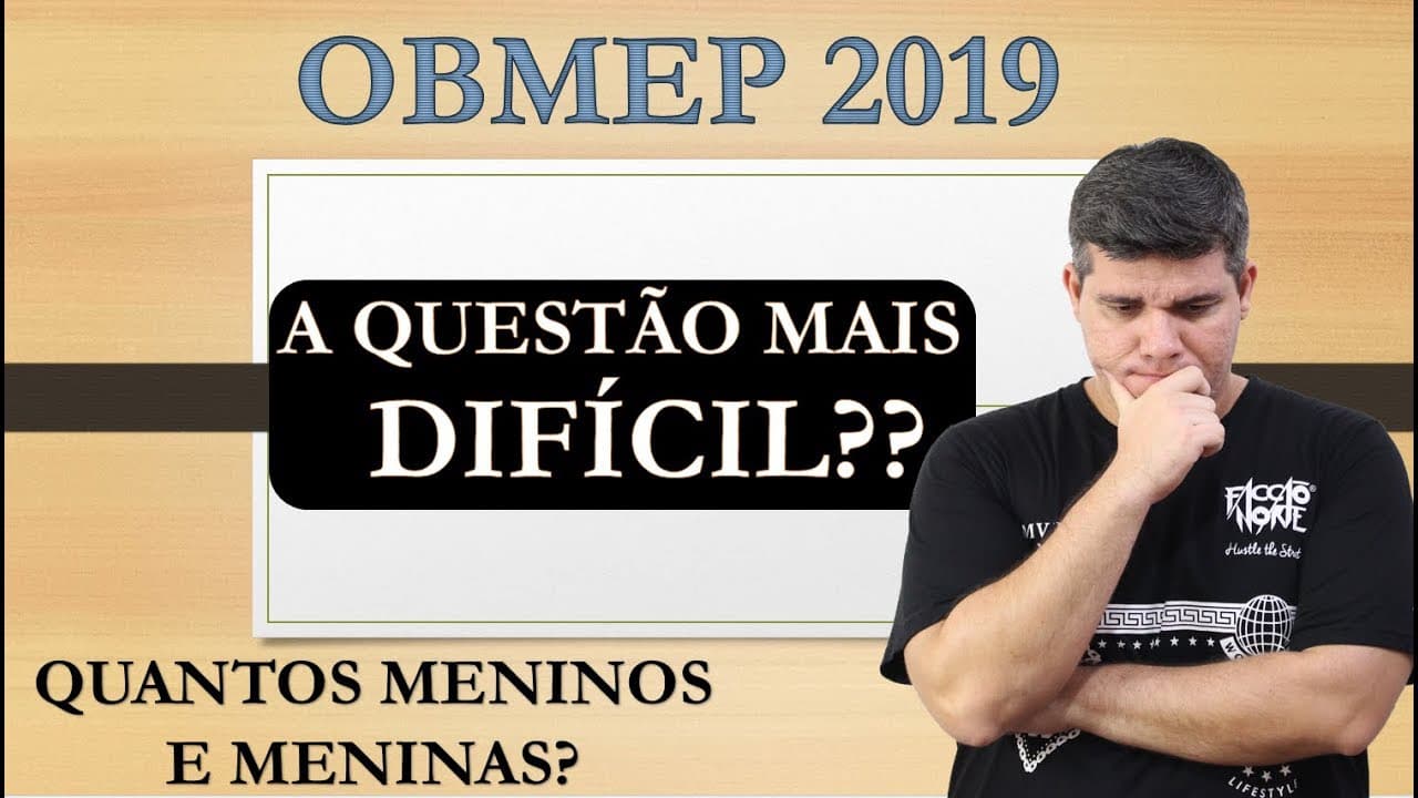 Thumbnail: OBMEP 2019 - Quantos meninos e meninas?
