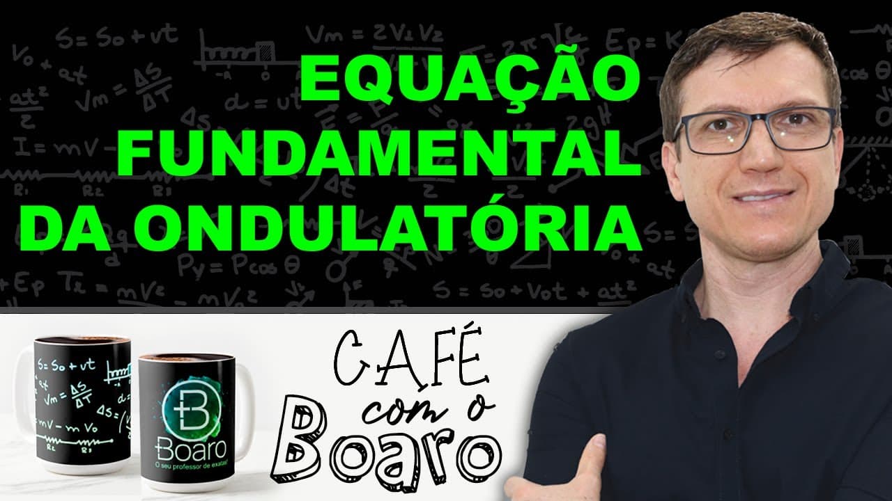 Thumbnail: EQUAÇÃO FUNDAMENTAL DA ONDULATÓRIA - Ondulatória  - EXERCÍCIOS para REVISÃO de FÍSICA - EXC032