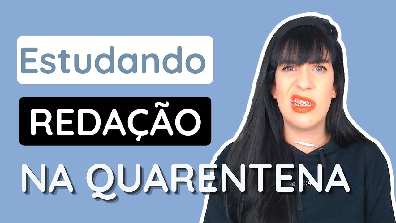 Thumbnail: Como aprender redação na quarentena do #coronavirus