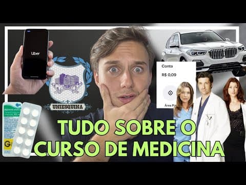 Thumbnail da aula: COMO É A FACULDADE DE MEDICINA? (Grade, Salário, Oportunidades...)