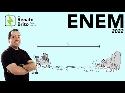 Thumbnail da aula: ENEM 2022 | Physics | The sound signal resulting from a large block of ice falling from a glacier