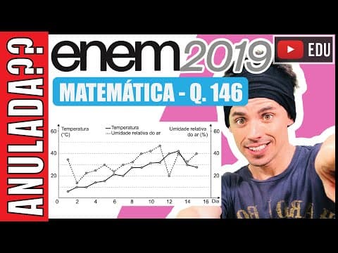 Thumbnail da aula: [ENEM 2019] 146 📘 GRÁFICOS O serviço de meteorologia de uma cidade emite relatórios diários com a