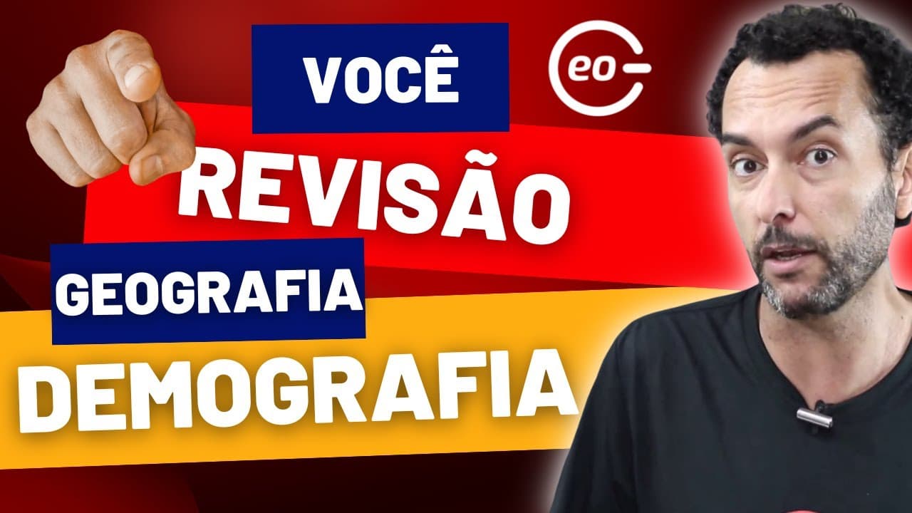 Thumbnail: REVISÃO GEOGRAFIA | ENEM 2024 E FUVEST, UNESP E UNICAMP 2025 | GABARITAGEO 🟢
