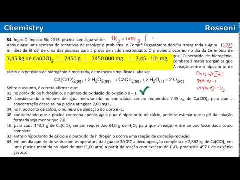 Thumbnail da aula: UFSC 2017 Q34 - Porque a piscina fica verde