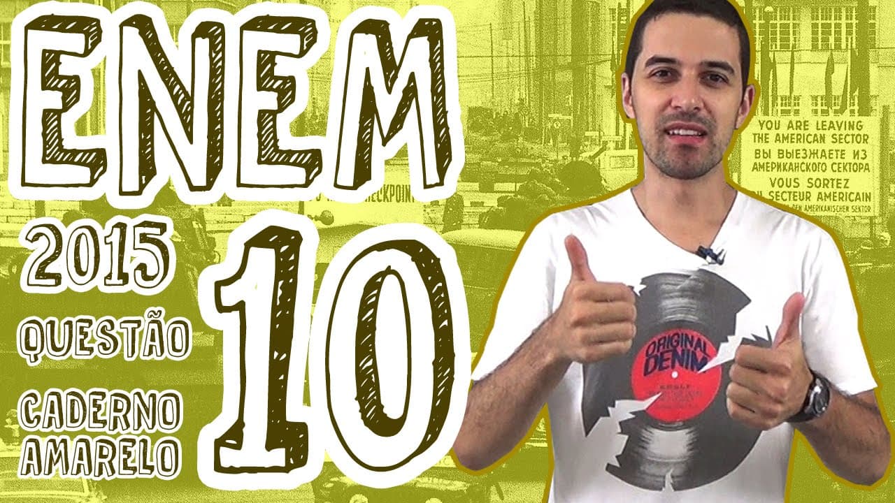 Thumbnail: ENEM 2015 - Questão 10 (Caderno Amarelo)