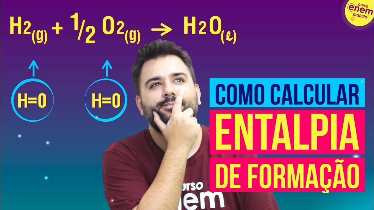 Thumbnail: COMO CALCULAR ENTALPIA DE FORMAÇÃO | Resumo de Química para o Enem