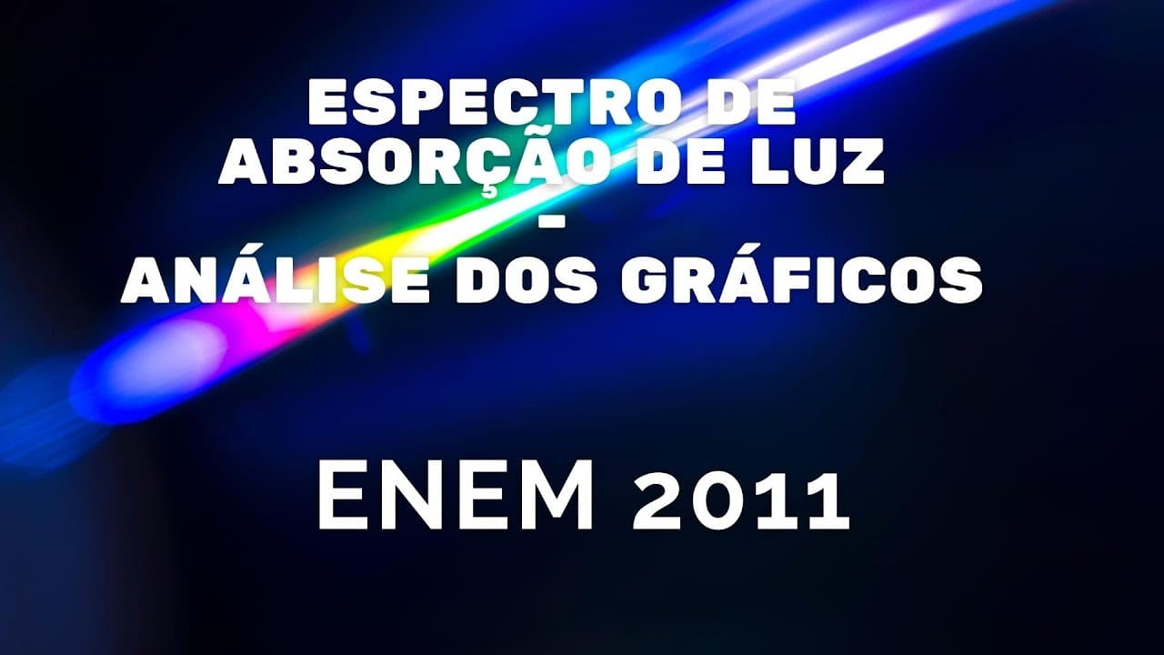Thumbnail: ENEM 2011 - Espectro de absorção da luz - Análise de gráficos