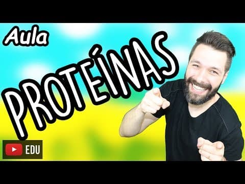 Thumbnail da aula: PROTEÍNAS e AMINOÁCIDOS - Compostos Orgânicos - Bioquímica - Aula | Biologia com Samuel Cunha