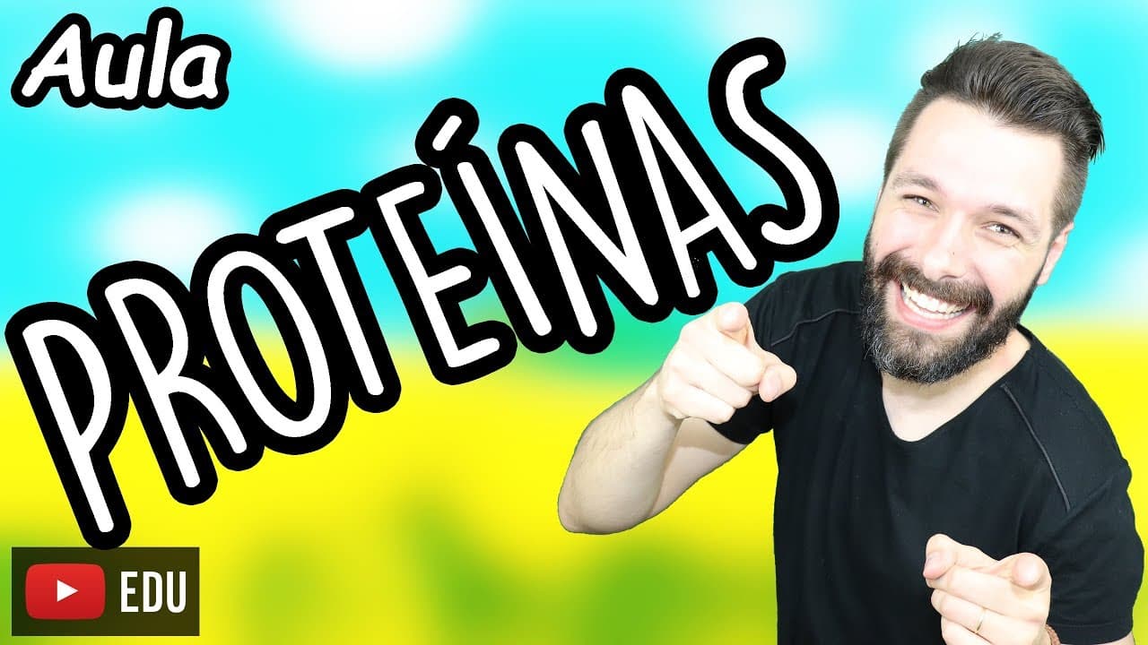 Thumbnail: PROTEÍNAS e AMINOÁCIDOS - Compostos Orgânicos - Bioquímica - Aula | Biologia com Samuel Cunha