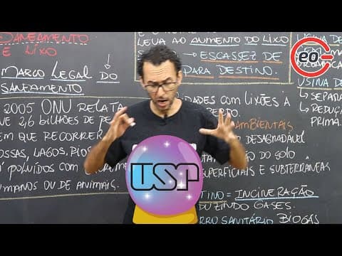 Thumbnail da aula: Aula completa sobre o Saneamento Básico no Brasil