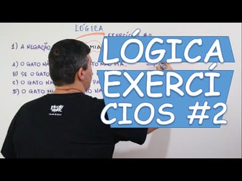 Thumbnail da aula: LÓGICA: EXERCÍCIOS #2 (INTERMEDIÁRIOS)