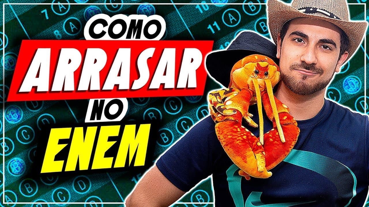 Thumbnail: ESTRATÉGIAS PARA ARRASAR NO 1º DIA DE ENEM!!