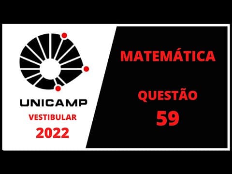 Thumbnail da aula: UNICAMP 2022 - FÍSICA - QUESTAO 59
