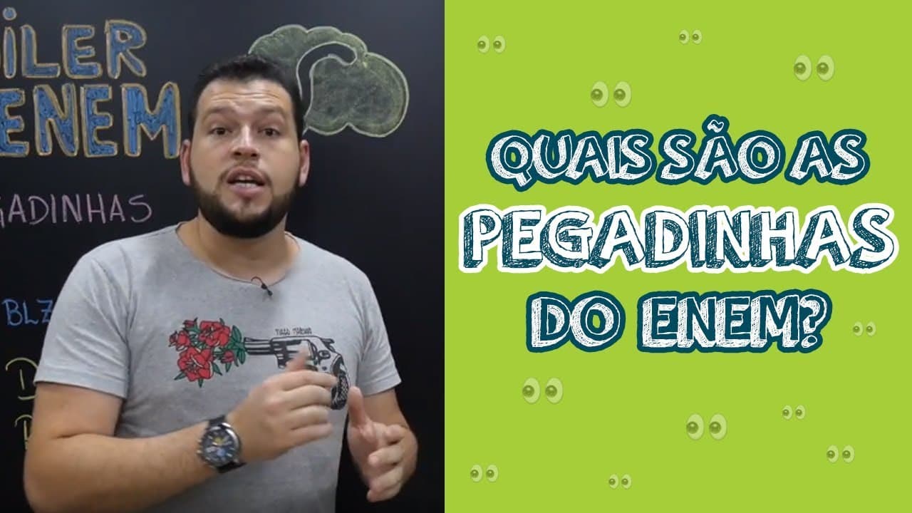 Thumbnail: PEGADINHAS DO ENEM: Conheça o Elemento de Distração ★ Spoiler do Enem