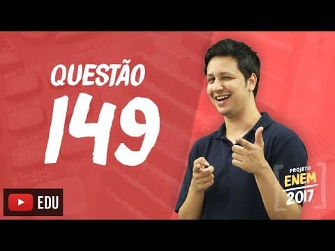 Thumbnail da aula: Enem 2016 - Matemática | Questão 149 (Caderno Rosa)