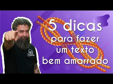 Thumbnail da aula: Como fazer um projeto de texto bem amarrado - Brasil Escola