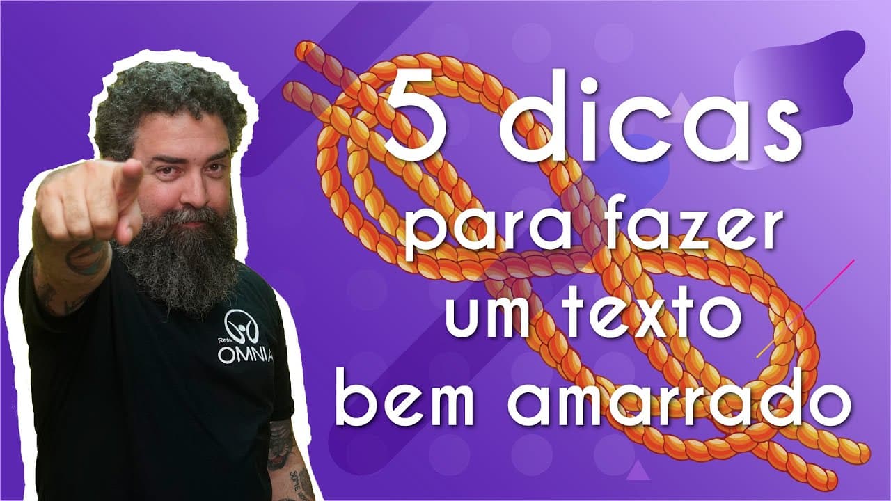 Thumbnail: Como fazer um projeto de texto bem amarrado - Brasil Escola