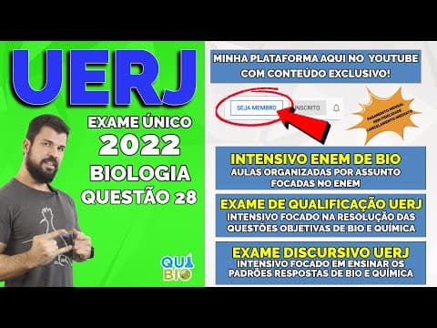 Thumbnail da aula: UERJ 2022 - Questão 28 - A tatuagem do corpo que já era realizada no Egito entre 4000 e 2000 anos