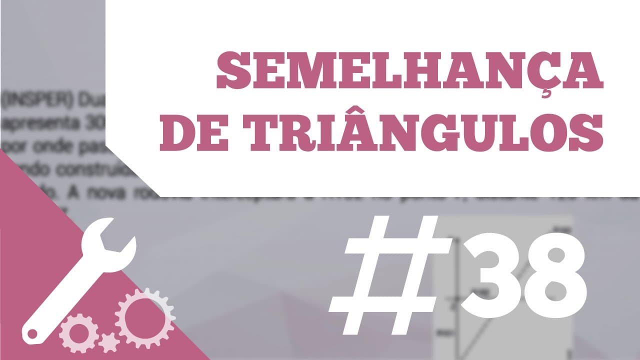 Thumbnail: Matemática - Semelhança de triângulos - ENEM | QG Resolve