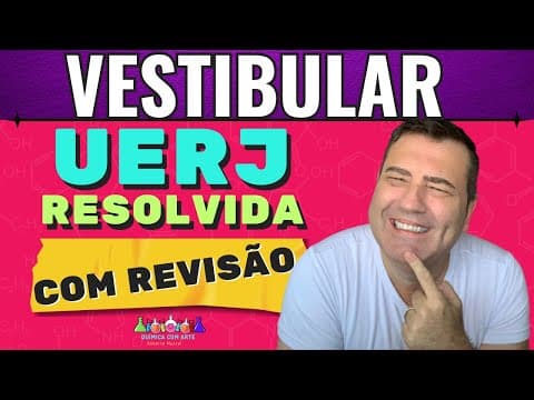 Thumbnail da aula: UERJ - A decomposição térmica do carbonato de cálcio tem como produtos