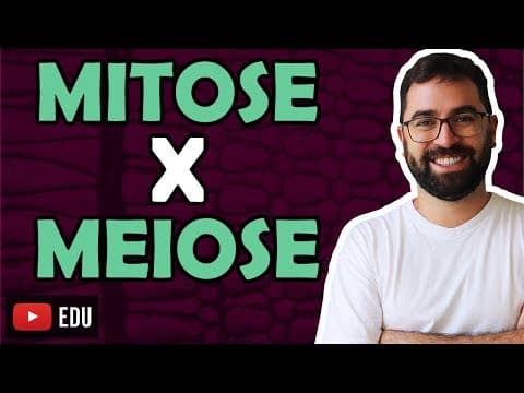 Thumbnail da aula: Mitose e Meiose: Comparação - Aula 34 - Módulo I: Biologia Celular | Prof. Gui