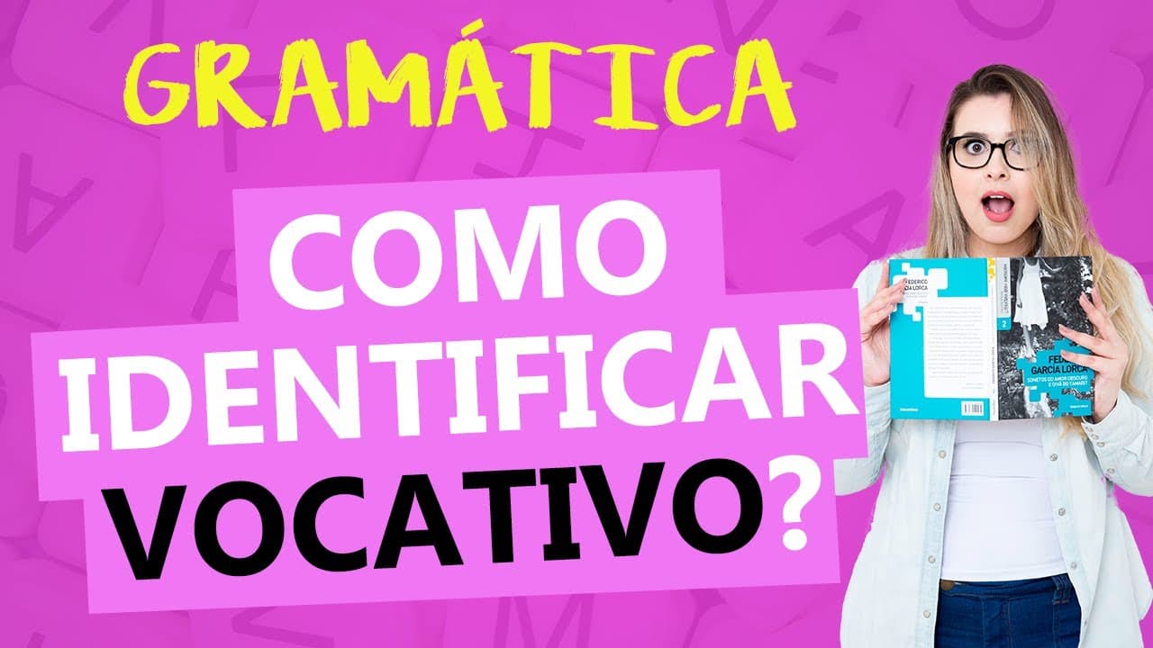Thumbnail: TUDO SOBRE VOCATIVO: APRENDA EM 3 MINUTOS! - Profa. Pamba