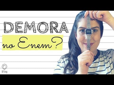 Thumbnail da aula: Saiba como escrever redação mais rapidamente