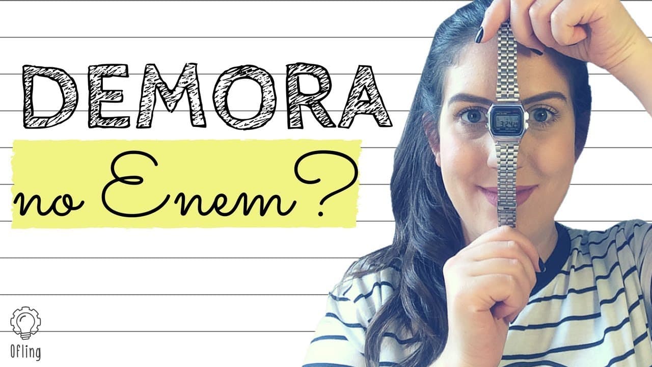 Thumbnail: Saiba como escrever redação mais rapidamente