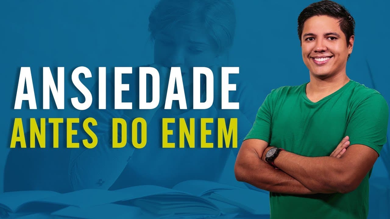 Thumbnail: 😢 😱 ANSIEDADE ANTES DO ENEM É NORMAL?  - Prof. Kennedy Ramos