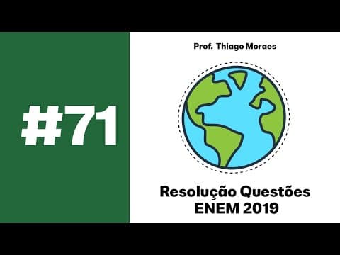 Thumbnail da aula: ENEM 2019 -  No sistema capitalista, as muitas manifestações de crise criam condições que forçam...