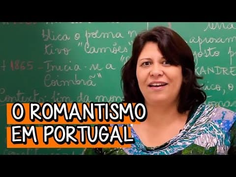 Thumbnail da aula: O Romantismo em Portugal - Extensivo Português | Descomplica