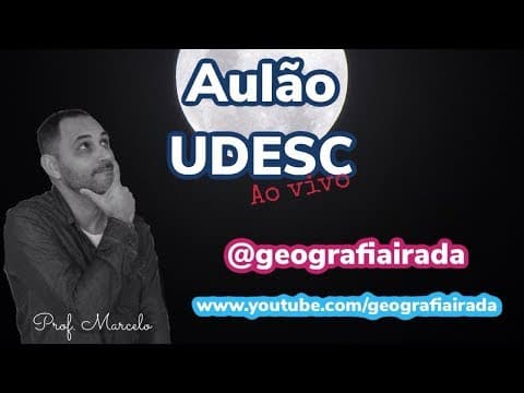 Thumbnail da aula: Aulao Udesc 2019
