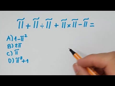 Thumbnail da aula: 🔥 HELP MATEMÁTICA BÁSICA - Expressão com pi -  #296