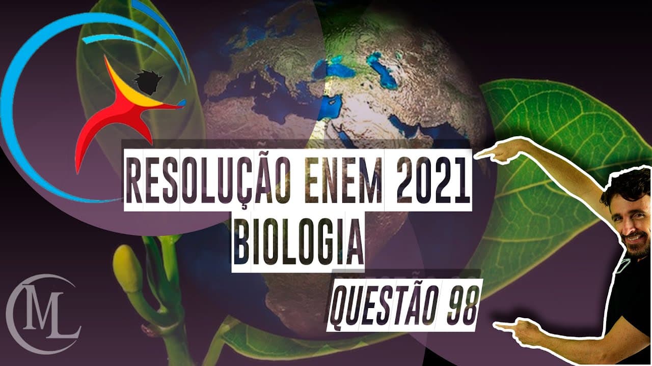 Thumbnail: Foi a questão mais difícil do ENEM 2021? Questão 98!