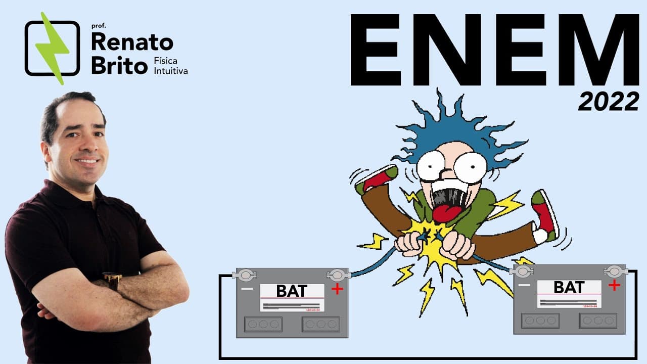 Thumbnail: ENEM 2022 | Física | O quadro mostra valores de corrente elétrica e seus efeitos