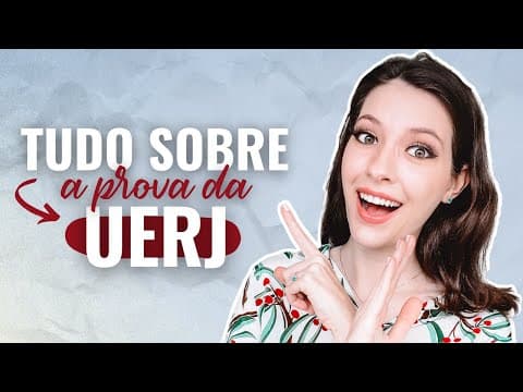 Thumbnail da aula: ⚡TUDO o que você precisa saber sobre a UERJ | Método Questiona
