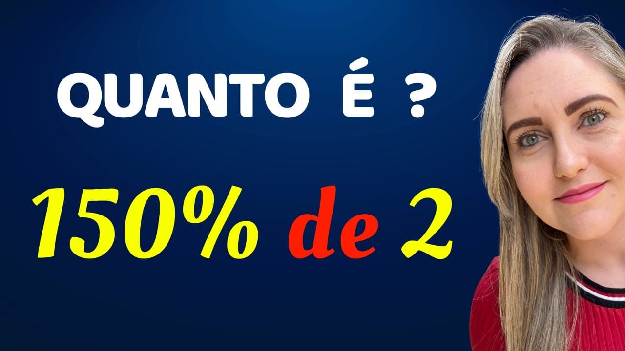 Thumbnail: 🤯CONSEGUE RESOLVER ESSA PORCENTAGEM??  Matemática básica todo dia.📚🚀