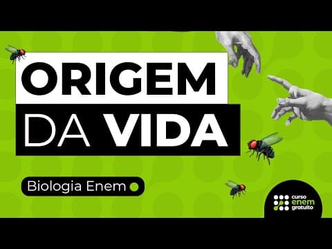 Thumbnail da aula: ORIGEM DA VIDA | TEORIAS | BIOLOGIA | Prof.ª Juliana