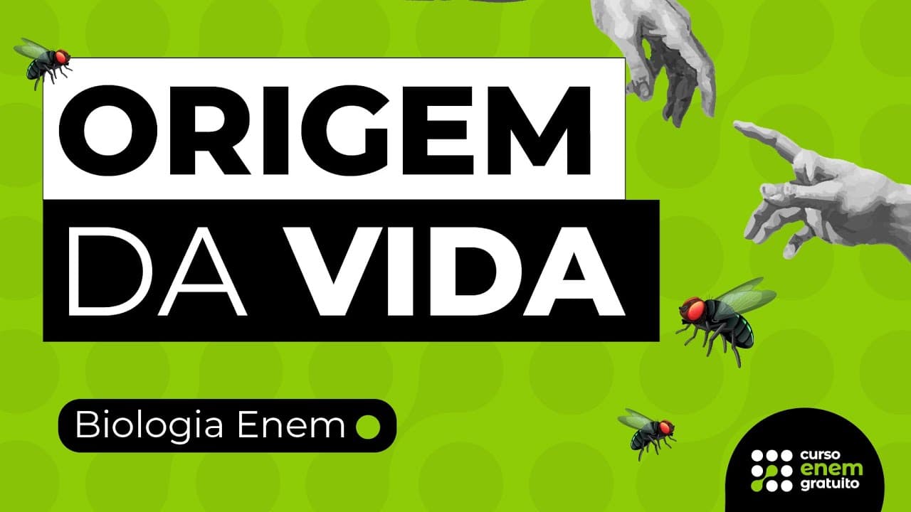 Thumbnail: ORIGEM DA VIDA | TEORIAS | BIOLOGIA | Prof.ª Juliana
