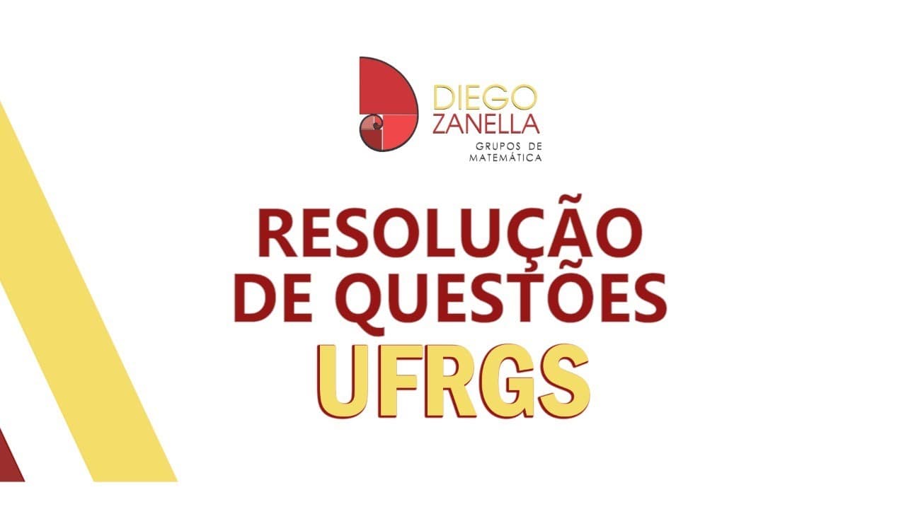Thumbnail: RESOLUÇÃO DE QUESTÕES UFRGS