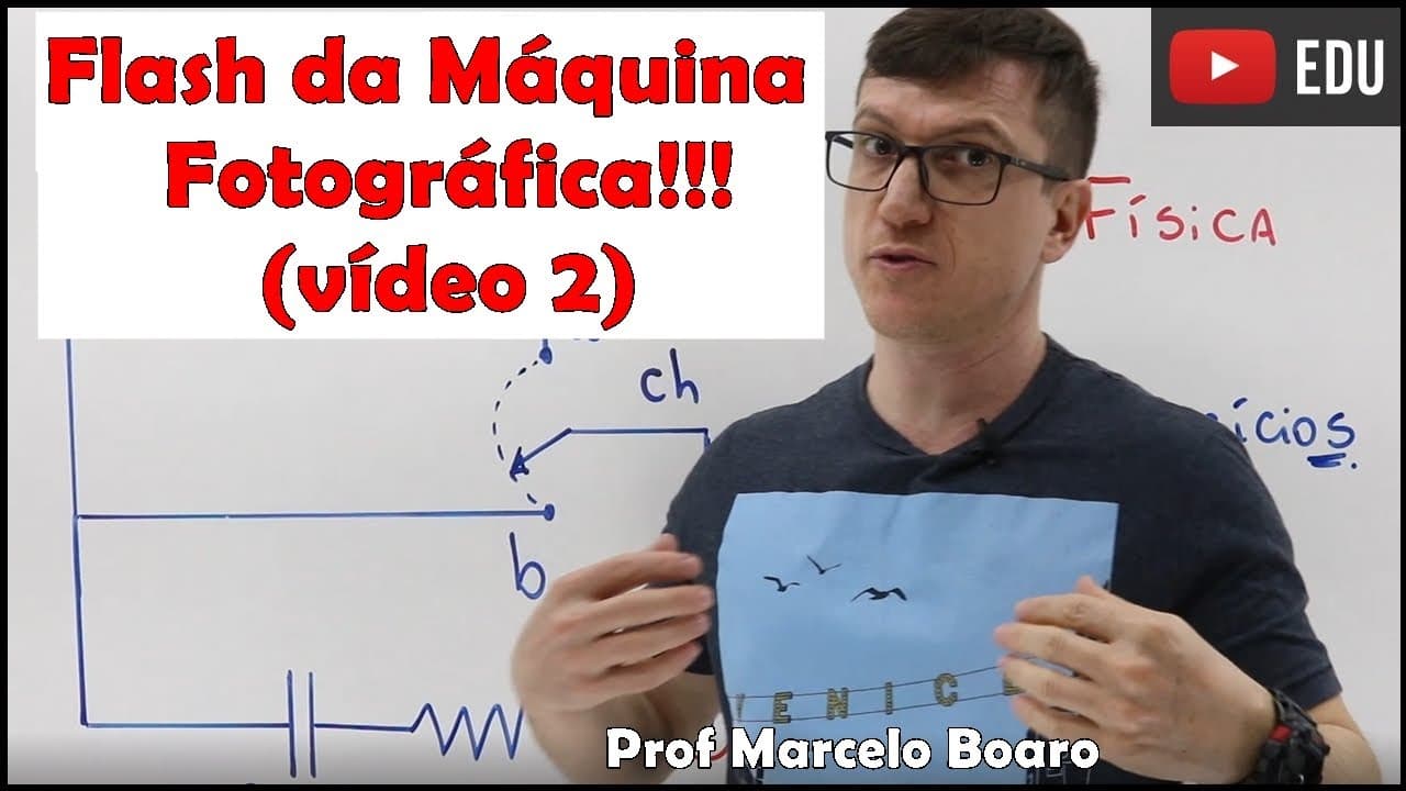 Thumbnail: Como funciona o flash da máquina fotográfica? Vídeo 2 - Circuito RC   Eletrodinâmica   VÍDEO nº7