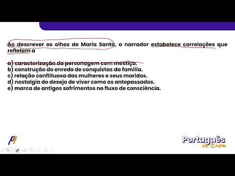 Thumbnail da aula: ENEM 2022 -  INTERPRETAÇÃO E INFERÊNCIA DE TEXTOS | Mas seu olhar verde, inconfundível...